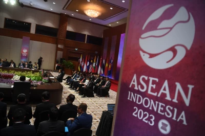 Berkolaborasi Dorong ASEAN Jadi Pusat Pertumbuhan Dunia. Foto oleh ANTARA, Akbar Nugroho.